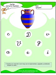V Sesi Çalışma Sayfaları